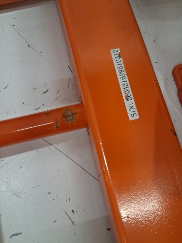 h-frame floor heavy duty hydraulic press - 6ton - 35.7" x 19.5" x 15.7" - orange (model: zx0901) image 6