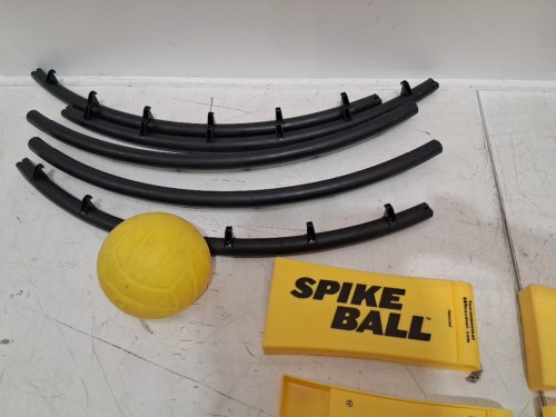 SPIKEBALL 1-BALL SPORTS GAME SET FOR BEACH/OUTDOORS - BLACK/YELLOW (MODEL: S-SS-001) image 4