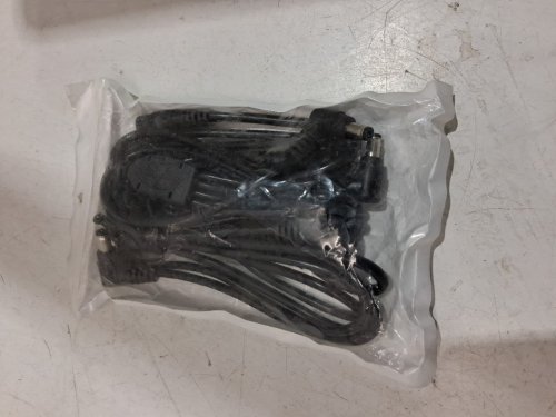 2PK VOLTKARE 4 WAY DC SPLITTER 1 FEMALE TO 4 MALES ADAPTER POWER CORD -5.5MM 12 V - BLACK image 2