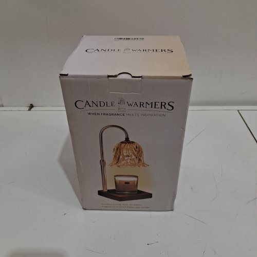 GODONLIF Candle Warmer Lamp with flower shade and Timer - 13" - gold (model: MT066) image 2