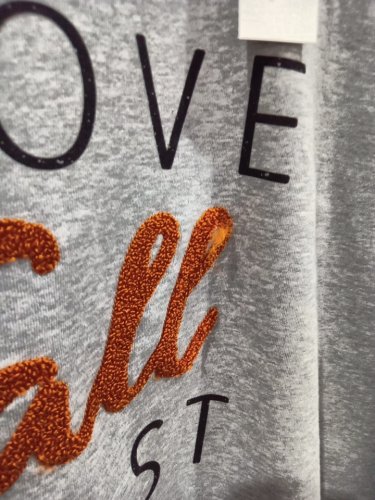 UNISEX NATURAL REFLECTIONS LONG SLEEVE SWEATER - LARGE - HEATHER GREY image 4