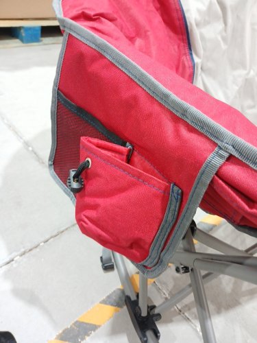 PADDED ROCKING CLUB CHAIR - 32.5"H X 22" X 19.5" - RED (MODEL: MC-1102) image 6