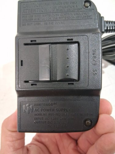 Nintendo - Nintendo 64 AC adapter Power supply -  6FT - black (model: NUS-002) image 4
