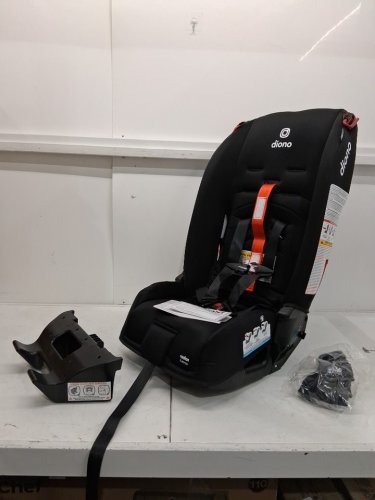 DIONO RADIAN 3R 3-IN-1 CONVERTIBLE REAR/FORWARD FACING CAR SEAT FOR UPTO 10 YEARS - 120LBS CAP - JET BLACK (MODEL: 50620-NA-01) image 2
