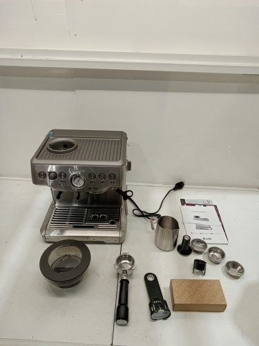 BREVILLE THE BARISTA EXPRESS ESPRESSO MACHINE WITH CONICAL BURR GRINDER & DOSE CONTROL - BRUSHED STAINLESS STEEL (MODEL: BES870XL/f) image 3