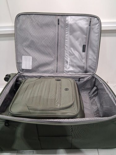 2PC swiss gear The Opulence softshell luggage Spinner Set - 21"/31" - green (model : 1945032) image 5