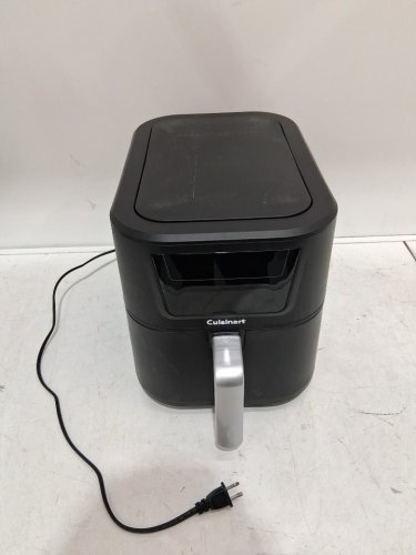 cuisinart compactmax basket air fryer with 4 functions: air fry, bake, roast & keep warm with digital touch screen display - 8qt - black (model: ‎AIR-210c) image 3