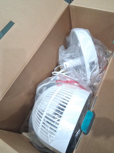 Woozoo 360° Pedestal 12-SPEED Air Circulator - ADJUSTABLE HEIGHT 21" TO 40" - WHITE (Model: STF-360DC/1747373) image 4