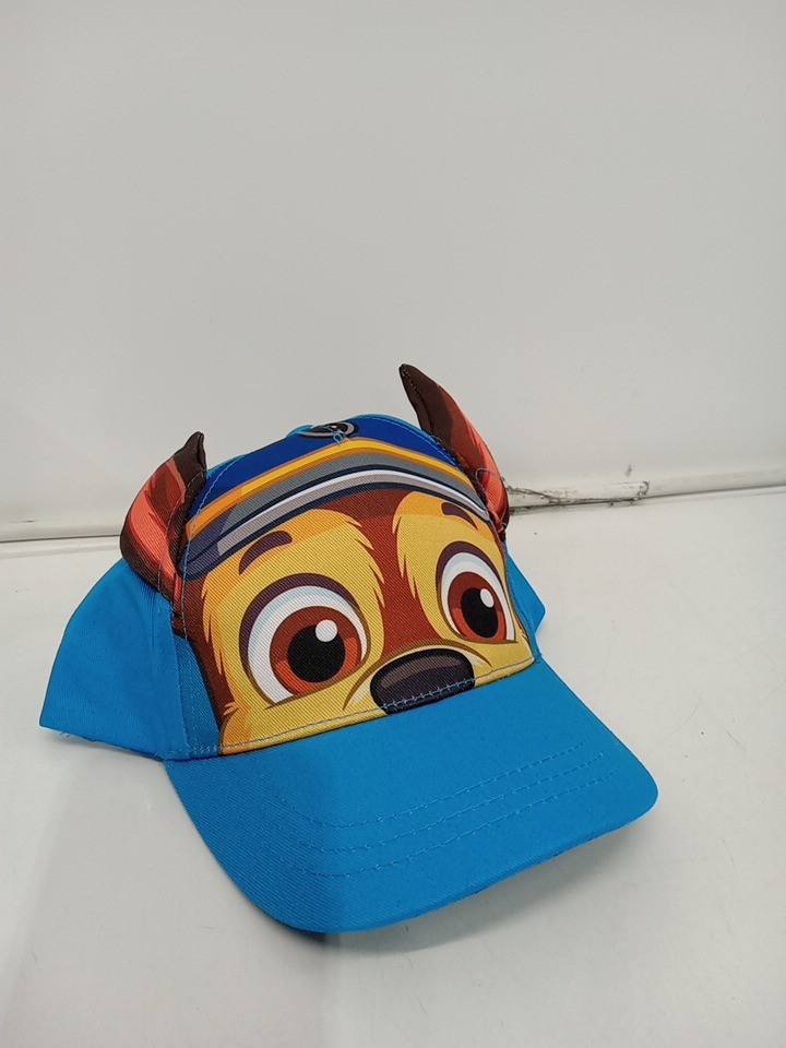 Toddler's Paw Patrol Chase Adjustable 3D Baseball Cap with ears - Size 2-3X - Blue (Model: PPB3DS26) image 2