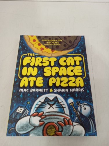 (Paperback) The First Cat in Space Ate Pizza by Mac Barnett and Shawn Harris image 2