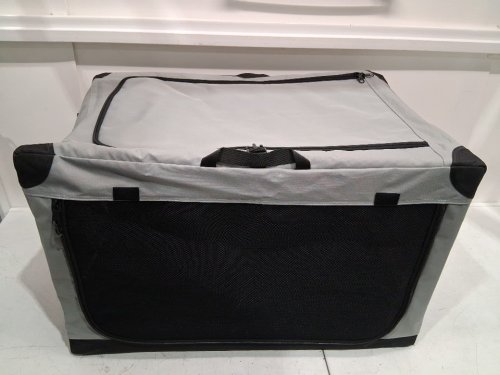 petsfit collapsibke dog crate - medium size dogs - 30" x 19.5" x 19.5" - grey (model : DCC1041224AL) image 9
