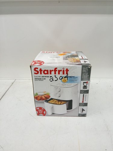 Starfrit Electric Air Fryer WITH Adjustable Temperature Control - 2QT/1.89L - WHITE (MODEL: 024607) image 2