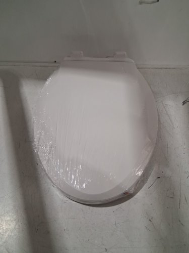 GARVEE ELONGATED TOILET SEAT WITH BUILT-IN TODDLER SEAT - 19" - ELONGATED - WHITE (MODEL: PHO_0VP6OQUI) image 2