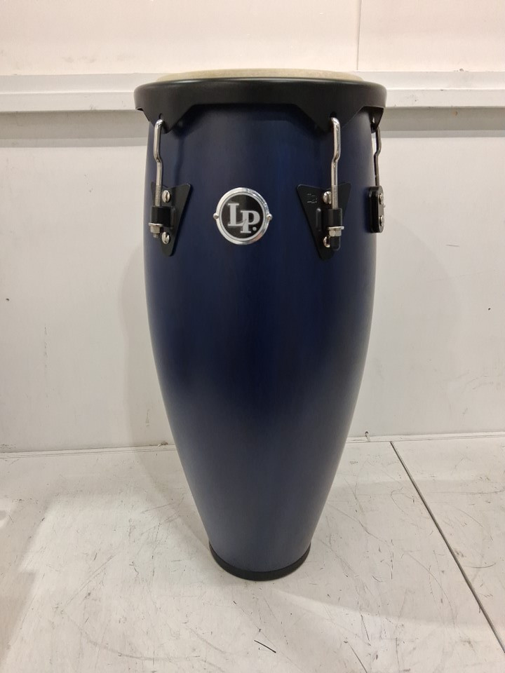 *2 boxes* 2pc LP NATURAL WOOD CITY CONGA drums WITH STAND - 11" - blue (MODEL: LP646NYII-BL) image 6