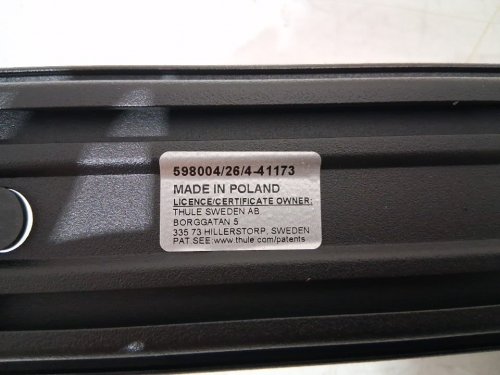 THULE PRORIDE XT UNIVERSAL ROOF BIKE RACK - BLACK - (MODEL: 598004) image 6