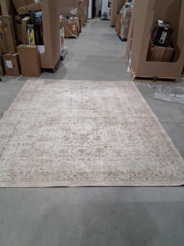 vintage style low-pile area rug - 8ftx10ft - beige (model: bw8013p1a) image 2