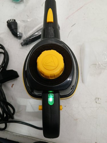 McCulloch Handheld Steam Cleaner with Extension Hose & Accessory Set - 6OZ CAPCITY - Black/YELLOW (MODEL: MC1230) image 5