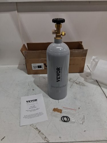 vevor CO2 gas tank for draft soda beer - 5LBS - aluminum / grey (model : RY-133-3000-U-01) image 2