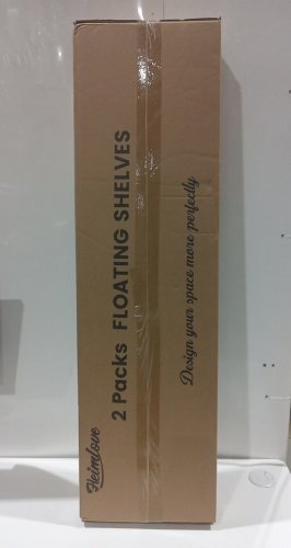 2PK HEIMLOVE flush mount FLOATING SHELF - 9.3" x 36" - Birch (model: D72VP) image 4