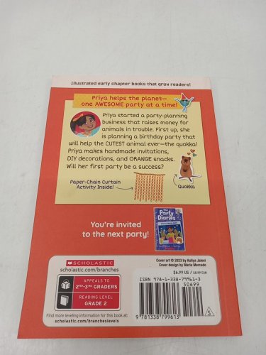 (Paperback) The Party Diaries: Awesome Orange Birthday by Mitali Banerjee Ruths and Aaliya Jaleel image 3