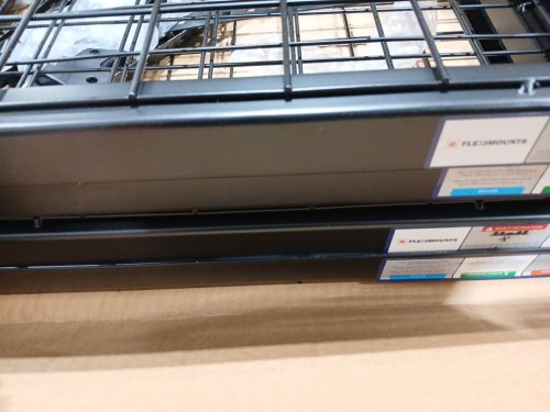 FLEXIMOUNTS Overhead Garage Storage Rack - 4FT X 8FT - 600LB cap - black (model: gr48B) image 5
