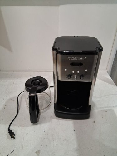 CUISINART BREW CENTRAL 12-CUP PROGRAMMABLE COFFEE MAKER - BLACK/STAINLESS STEEL (MODEL: DCC-1200C) image 3