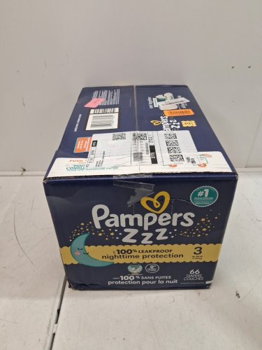 72PK Pampers ZZZ Nighttime Overnight disposable Diapers - Size 3 (16-28LBS) image 4