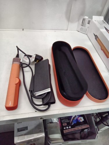 dyson airstrait wet to dry hair straightener - LIMITED EDITION APRICOT/ TOPAZ  (model: ht01) image 4