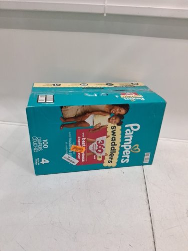 100PK PAMPERS SWADDLERS up to 100% LEAKPROOF BABY DIAPERS - SIZE 4 (15-34lbs) image 2