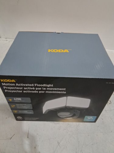 Koda LED motion activated security light with nightlight - 240° sensor - 70ft Range - 4200LM - WHITE (Model: 1806206) image 2