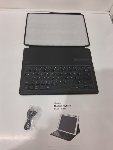 Procase Wireless Bluetooth Tablet Keyboard and case - 12.9'' fits ipad 1st and 2nd gen - black image 2