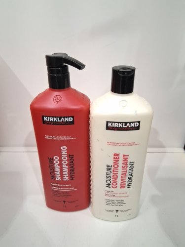 2pc KIRKLAND signature PROFESSIONAL SALON FORMULA MOISTURE SHAMPOO and conditioner - 1L EACH image 2