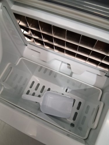 EUHOMY Ice Cube Maker Machine - 45Lbs/Day - Silver/Black (Model: IM004-CSI-CAEH / IM-FP) image 6