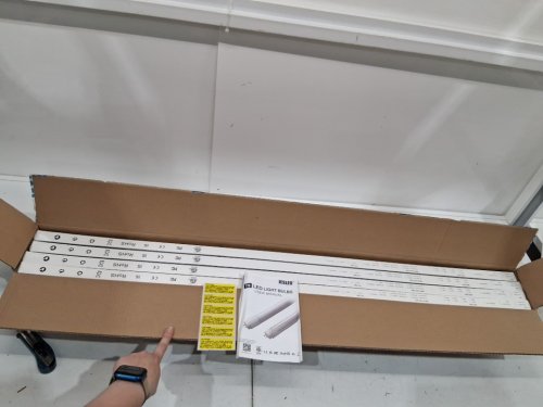 12PK JESLED T8 LED Tube Light Bulbs - Type A+B - 4FT - 5000K - Daylight image 4