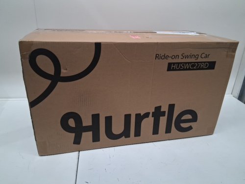 kid's hurtle ride-on swing car - ages 2+ - red/black (model: HUSWC27RD) image 3