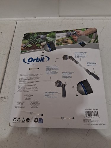 3pc orbit Multi-Pattern watering Nozzles with telescopic Wand - 19" to 24" - blue/grey (model: 1933983) image 3