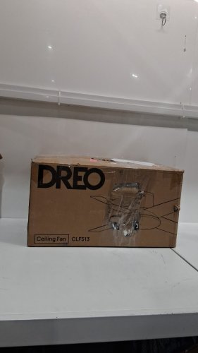dreo ceiling fan with lights - 44"/2700K-6500K - BLACK (MODEL: DR-HCF003) image 2