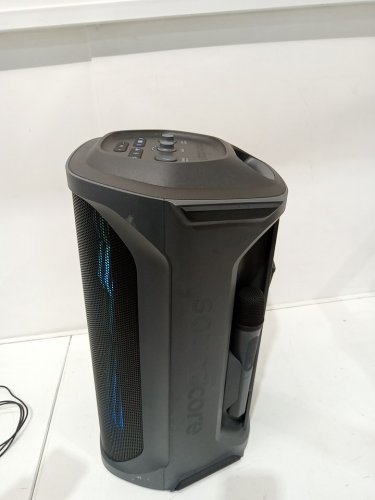 soundcore rave 3 bluetooth speaker with dual wireless microphones - black - (model: a31a3) image 8