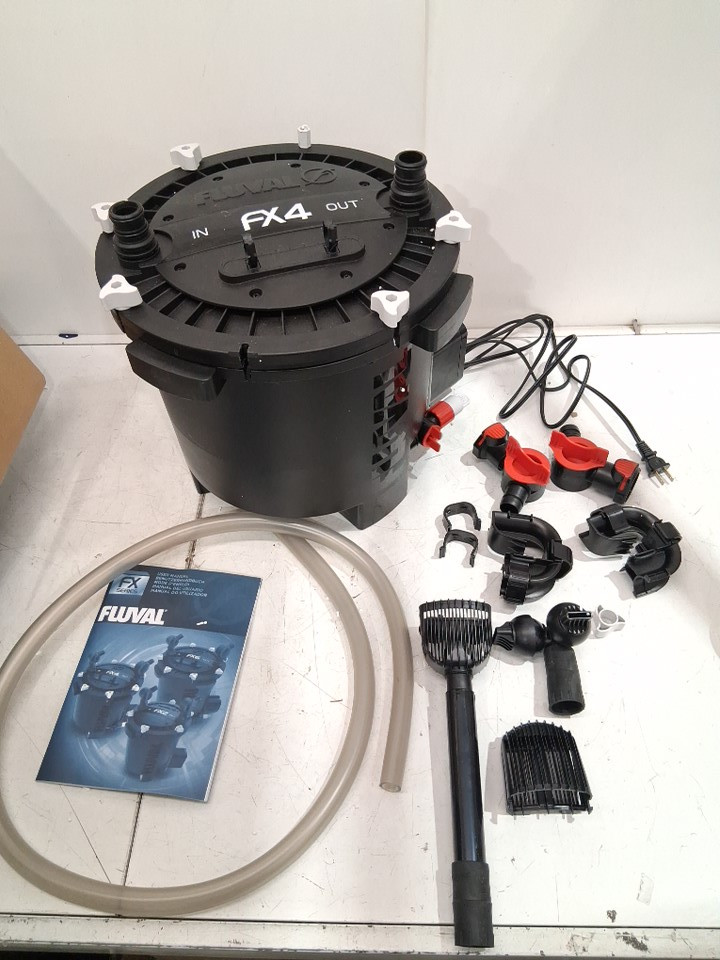 FLUVAL FX4 CANISTER FILTER - 2650L/HR PUMP OUTPUT - 250GAL/1000L aquariums - BLACK (model: A214) image 3