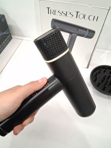 tresses touch hair blow dryer - 150000 rpm - black (model: hd396) image 4