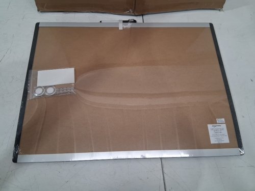 amazon basics Combo Magnetic Whiteboard & Cork Board with Aluminum Frame - 17" x 23" - white/brown (model: KK3098B) image 4