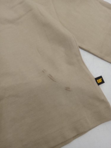Men's CAT pull over long sleeve sweater - large - tan (STYLE: 1980202) image 3