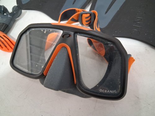 4PC Oceanic Adult Snorkeling Set - Black/Orange - (Model: 1830156) image 3