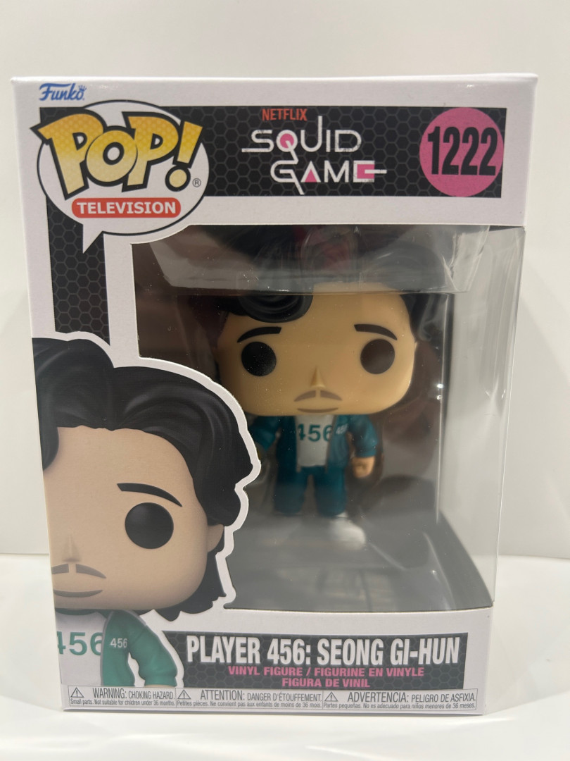 Funko pop! Television: squid game - player 456 : seong gi-hun vinyl figure (#1222) image 2