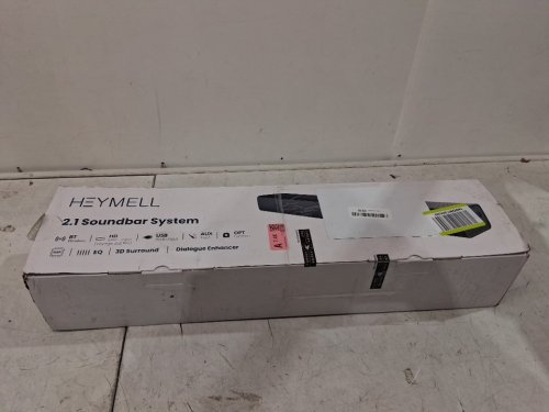 Heymell Soundbar with remote and BUILT IN SUBWOOFER - 23" - 120w -  BLACK (MODEL : VOYAGE202 pro) image 2