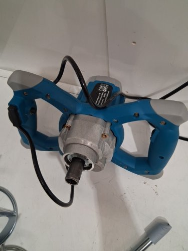 Electric Handheld Cement Mixer - blue/SILVER image 6