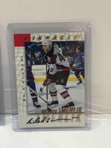 6 ASSTD SIGNED 1998 PINNACLE BE A PLAYER NHL HOCKEY CARDS image 5