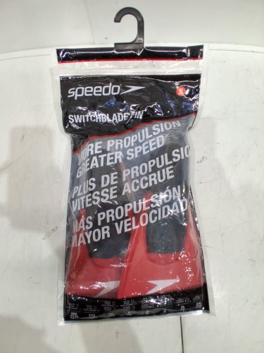 Youth Speedo SwitchBlade Swimming Fin - XXS (Youth 2-3) - Black / Red image 3