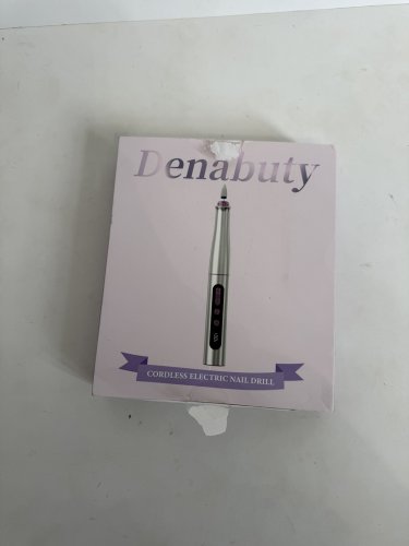 DENABUTY CORDLESS ELECTRIC NAIL DRILL - SILVER (MODEL: DN-2402) image 2