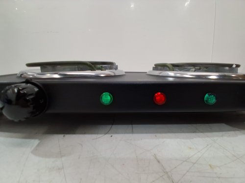 Salton Portable Electric Hot Plate Double Burner Dual Coil Countertop Stove - 1800W - black - (model: HP1941) image 5